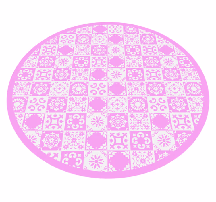 Mandala vinyl carpet mandala inspired circle - TenStickers