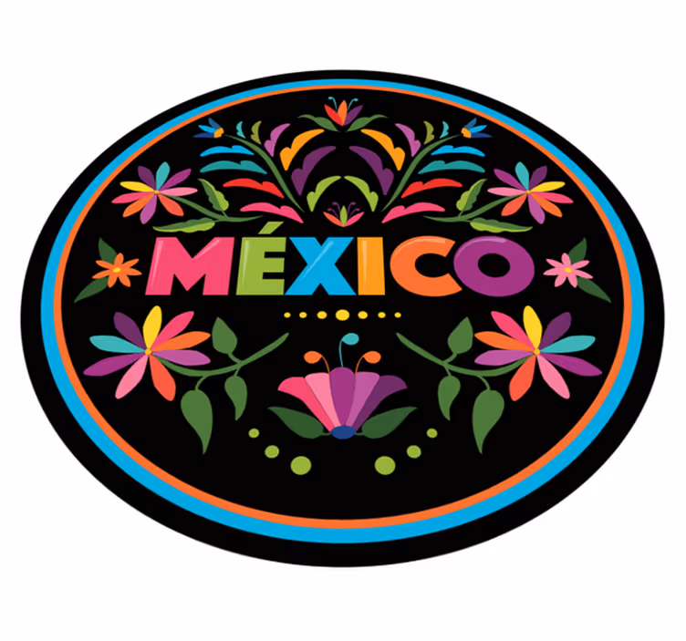 Mexican Folklore ethnic vinyl carpet - TenStickers
