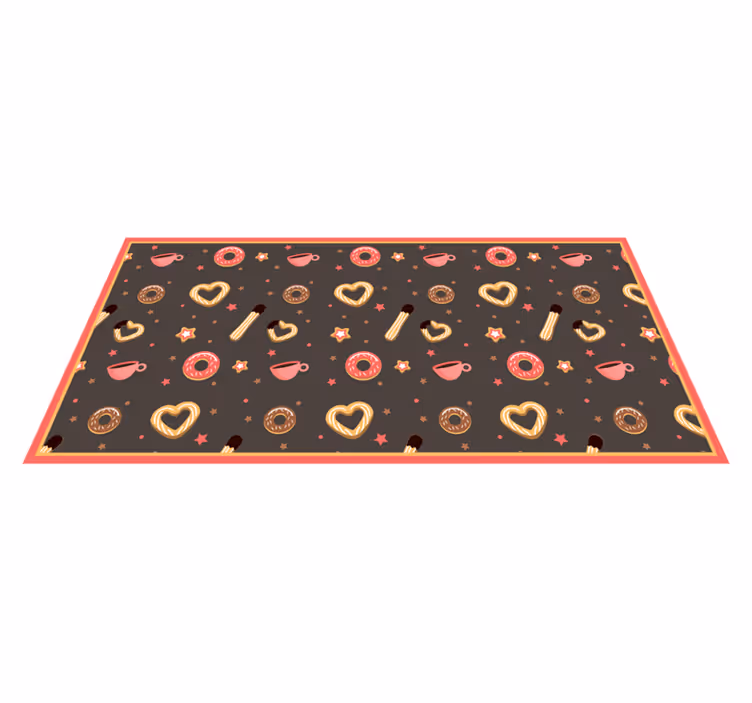 Sweetheart Treats event vinyl carpet - TenStickers