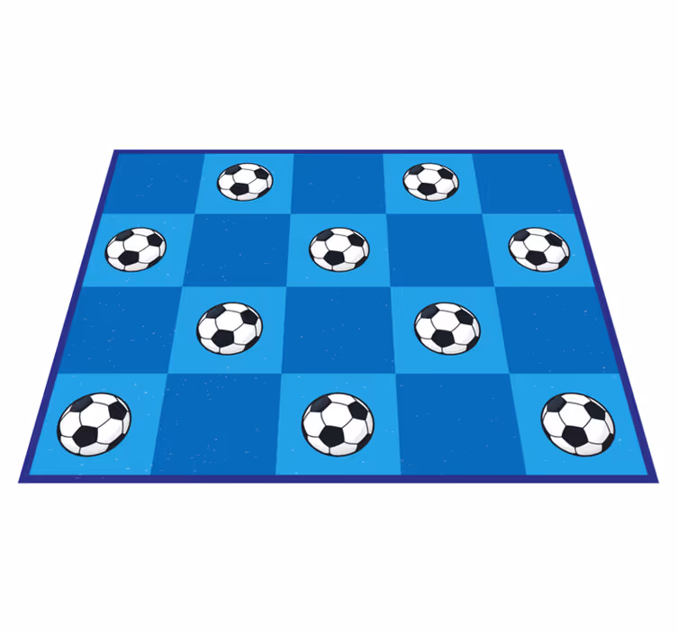 Soccer Patterned game vinyl carpet - TenStickers