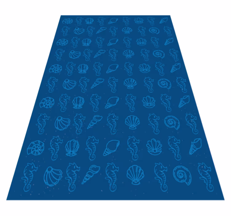 Marine Motifs Illustration animal vinyl carpet - TenStickers