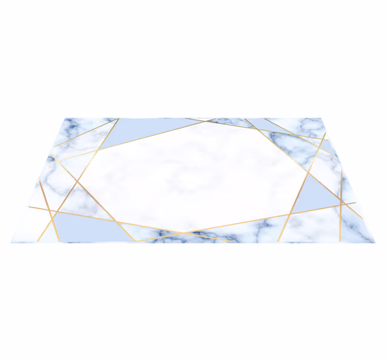 Marble vinyl carpet marble geometry - TenStickers