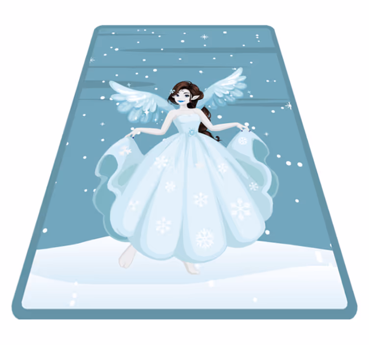 Fairy Tale Elegance nursery vinyl carpet - TenStickers
