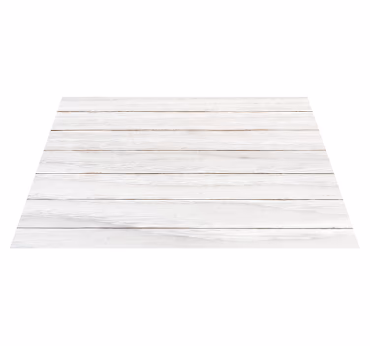 Modern white wood  wood flooring - TenStickers