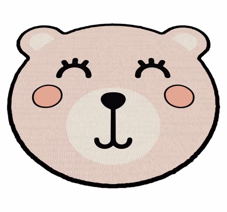 Bear Character Piece kids vinyl carpet - TenStickers