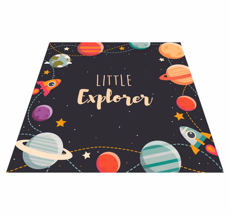 Little Explorer kids vinyl carpet - TenStickers