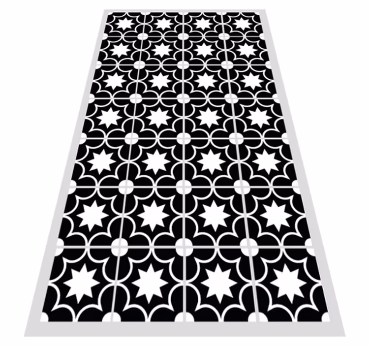 Contrasting Tiles tile vinyl carpet - TenStickers