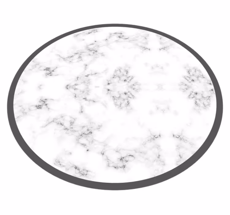 Marble vinyl carpet circular design - TenStickers
