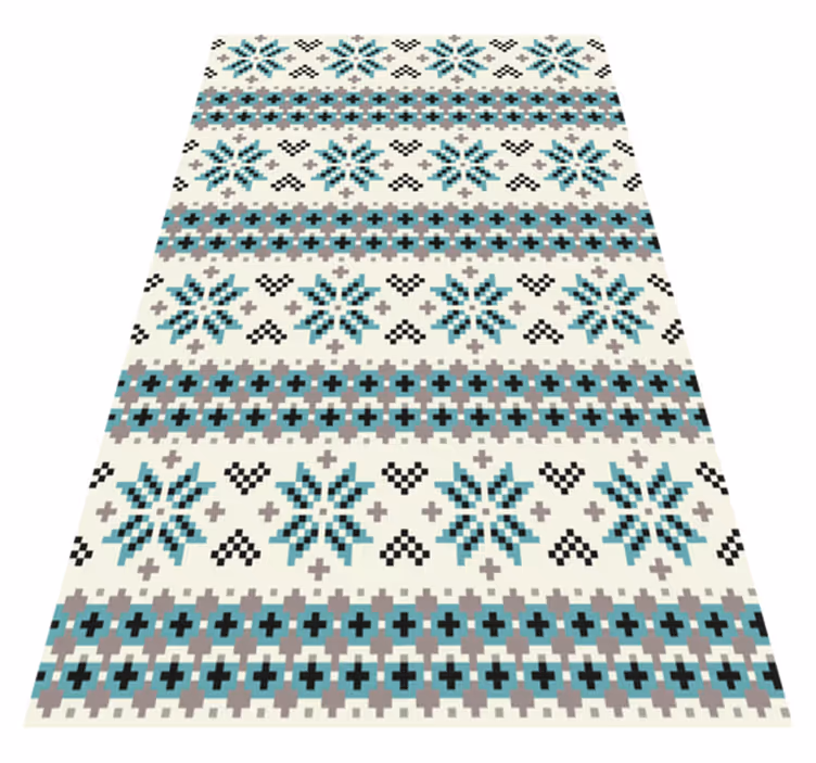 Mandala vinyl carpet ethnic mandala design - TenStickers