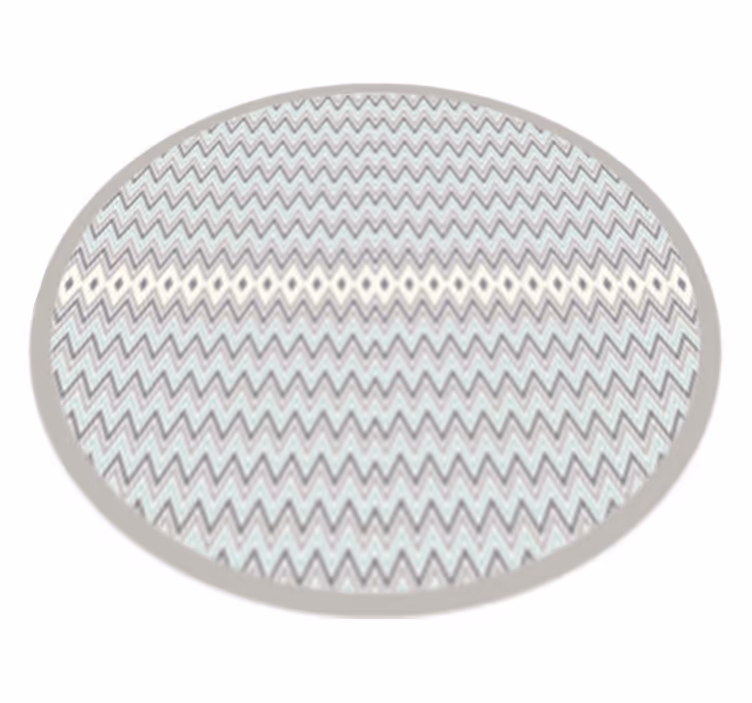Chevron Pattern Detail striped vinyl carpet - TenStickers