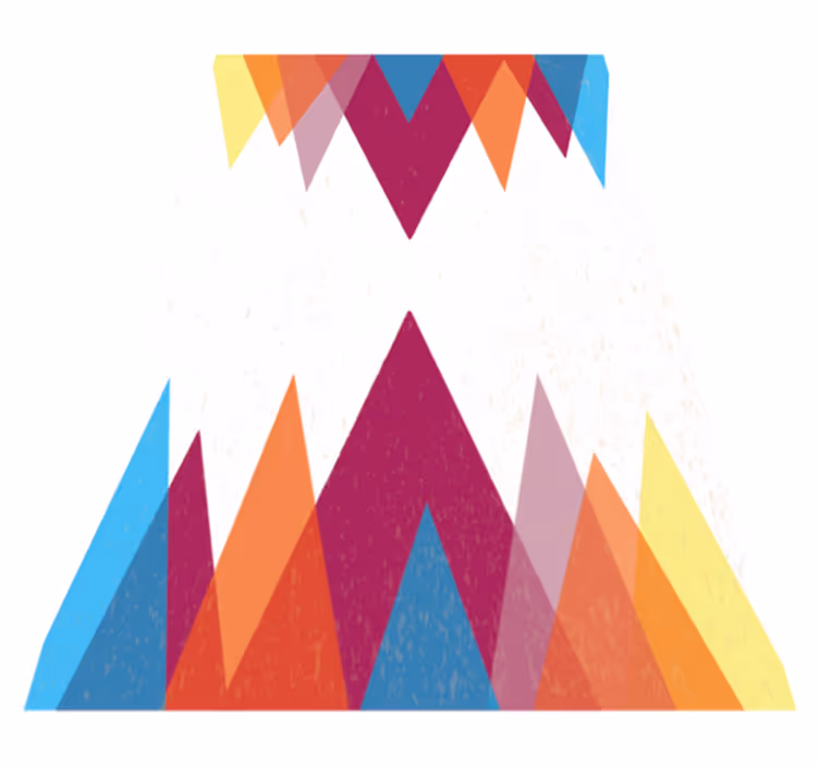 Colorful Nordic design nordic rug - TenStickers