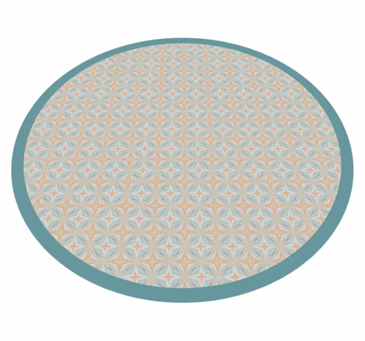 Mosaic vinyl carpet mosaic pattern circle - TenStickers