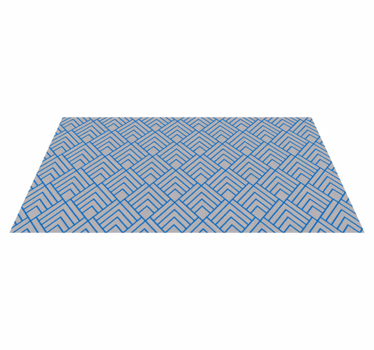Chevron Lines Pattern geometric vinyl carpet - TenStickers
