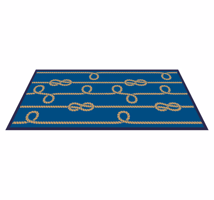 Nautical Knots Pattern texture vinyl carpet - TenStickers
