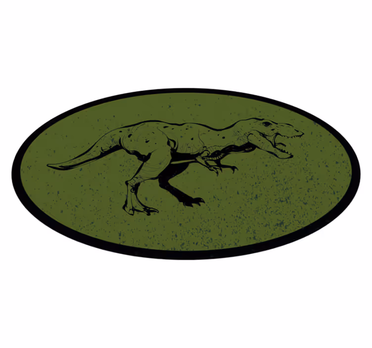 Kids vinyl carpet with dinosaur theme - TenStickers