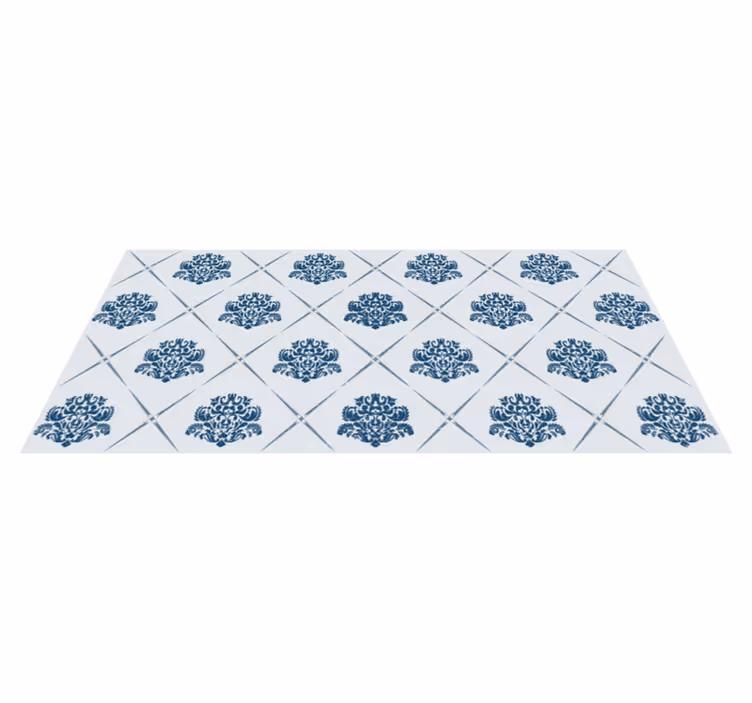 Floor tile decals modern rug - TenStickers