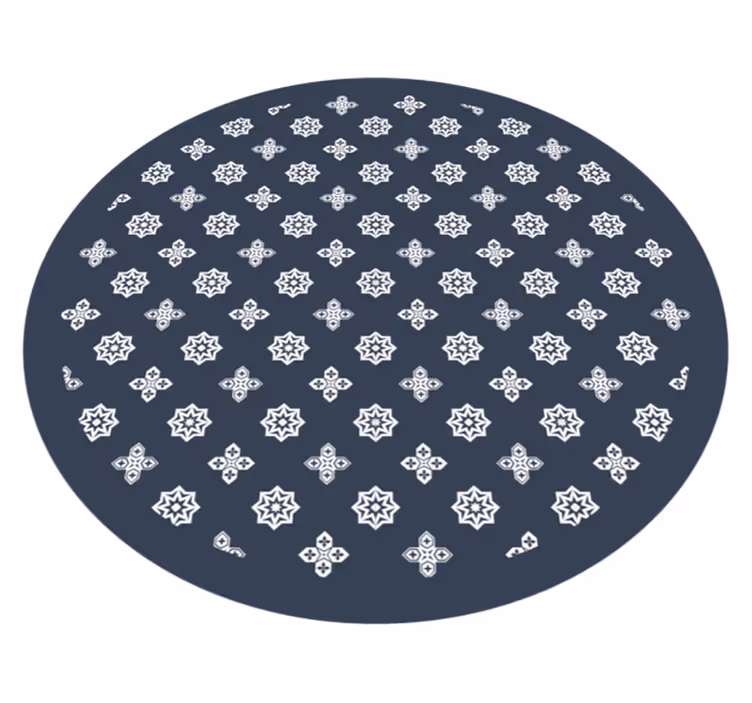 Celestial Patterns star vinyl carpet - TenStickers