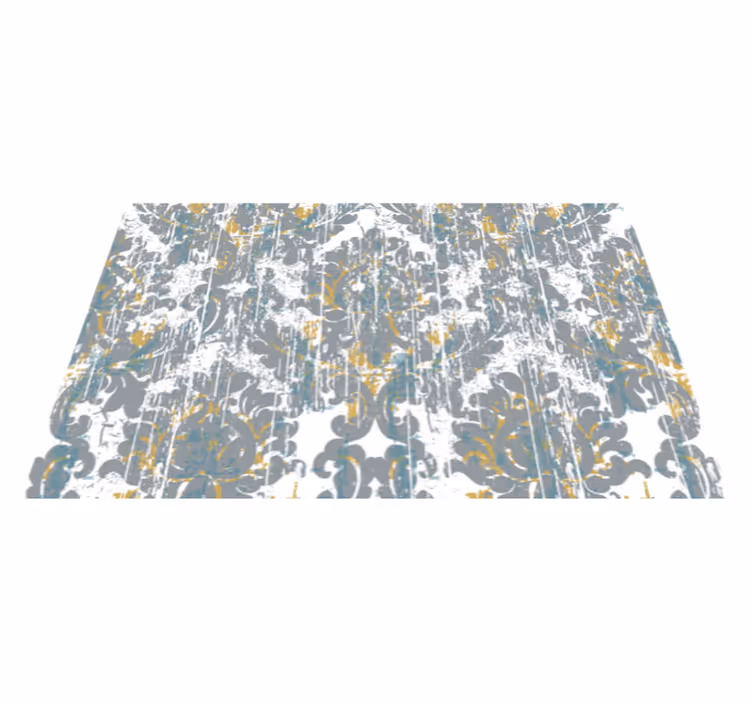 Mosaic vinyl carpet abstract mosaic design - TenStickers