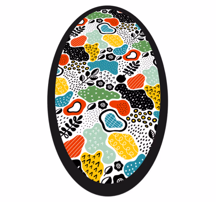 Nature vinyl carpet with vibrant nature design - TenStickers
