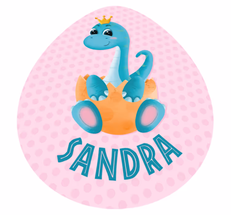 Personalized Dinosaur Graphic custom vinyl carpet - TenStickers