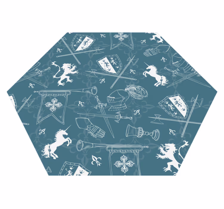 Medieval Chivalry game vinyl carpet - TenStickers