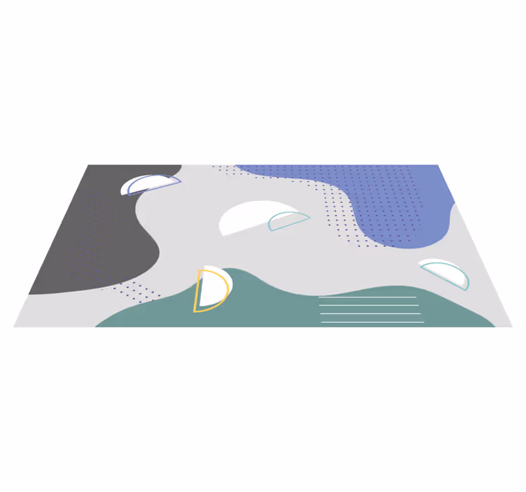 Abstract Minimal Design minimalist vinyl carpet - TenStickers