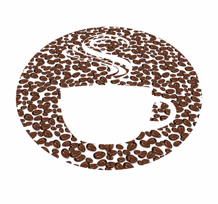 Caffeine Galaxy star vinyl carpet - TenStickers