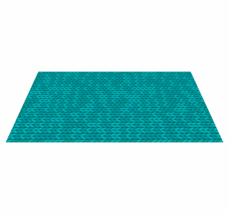Interwoven Teal Surface texture vinyl carpet - TenStickers