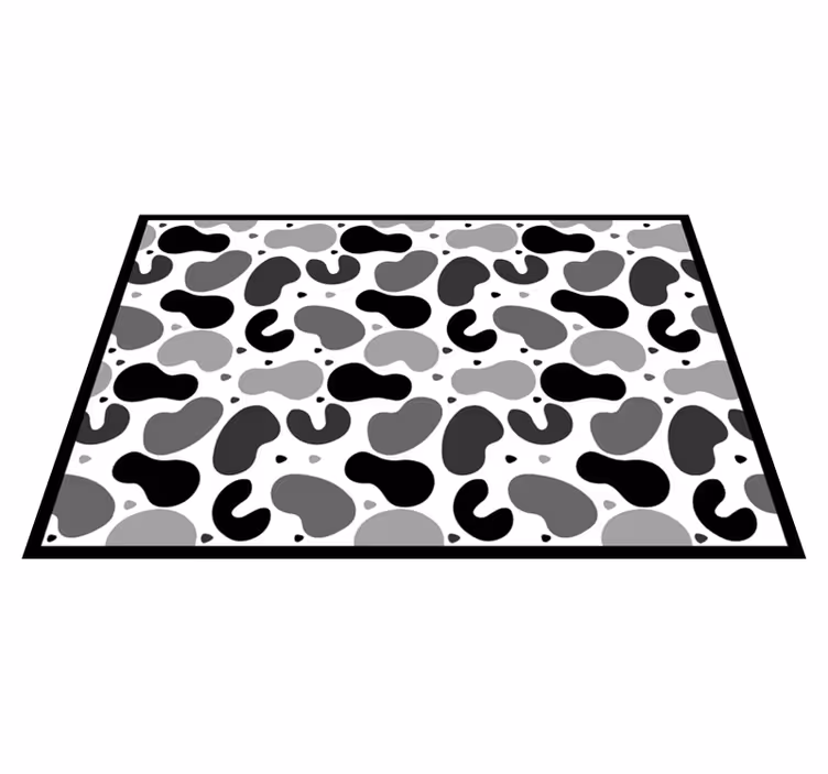 Cowhide Inspired animal print vinyl carpet - TenStickers