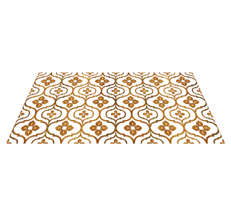 Tile vinyl carpet ornamental tile design - TenStickers