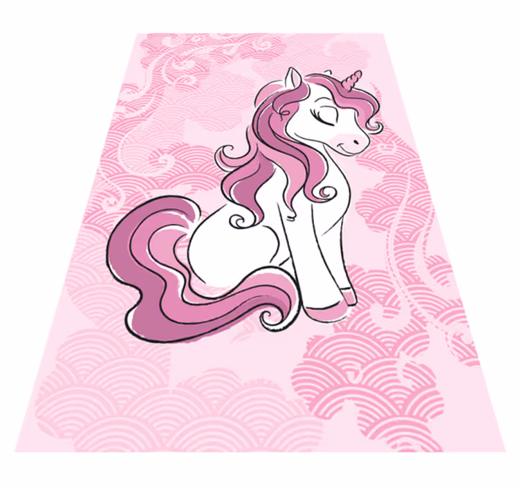 Enchanted Unicorn kids vinyl carpet - TenStickers