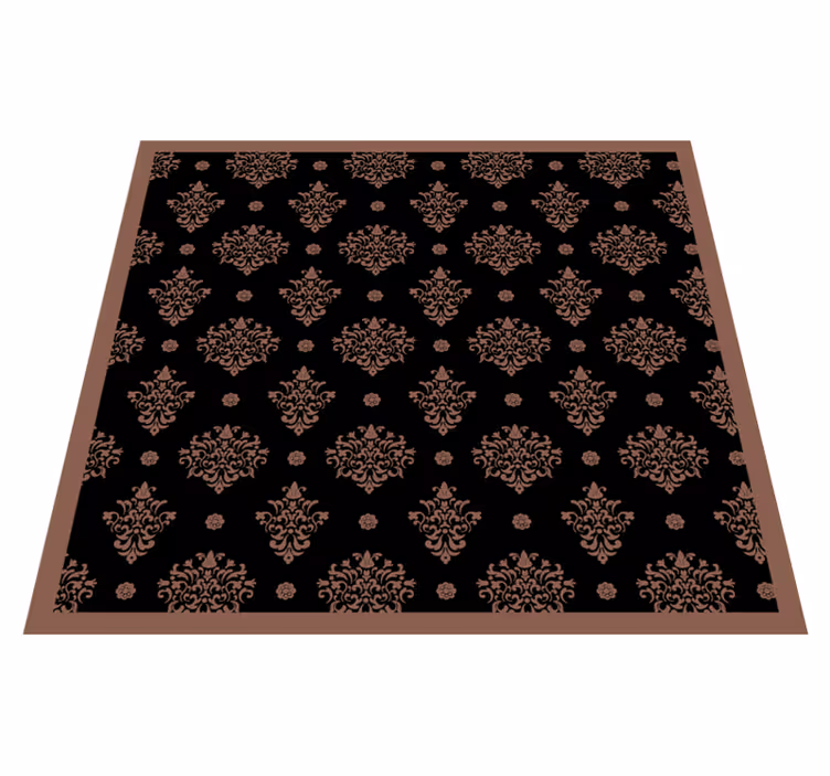 Botanical Decorative floral vinyl carpet - TenStickers