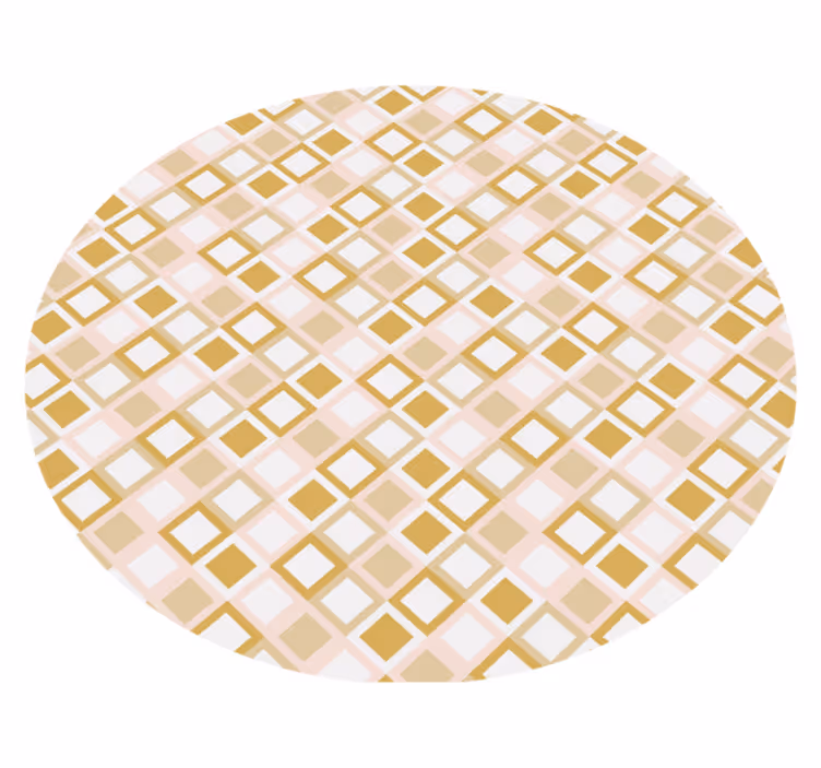 Geometric vinyl carpet geometric lattice design - TenStickers