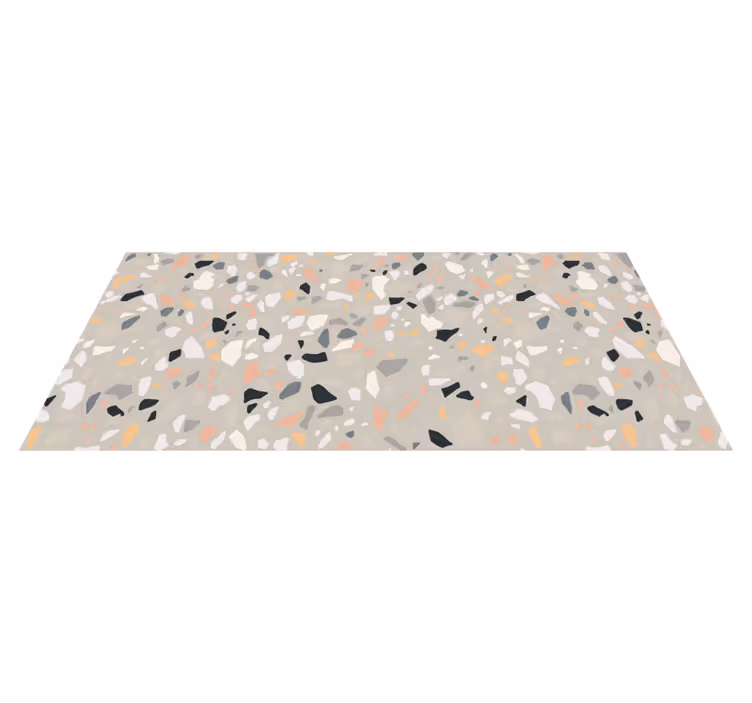 Terrazzo Inspired texture vinyl carpet - TenStickers
