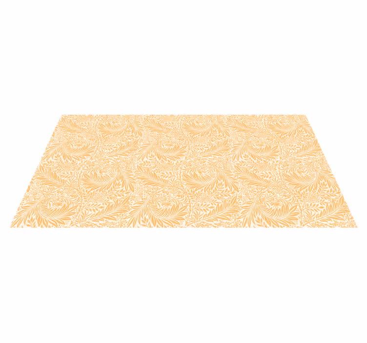 Botanical Leafy Pattern floral vinyl carpet - TenStickers