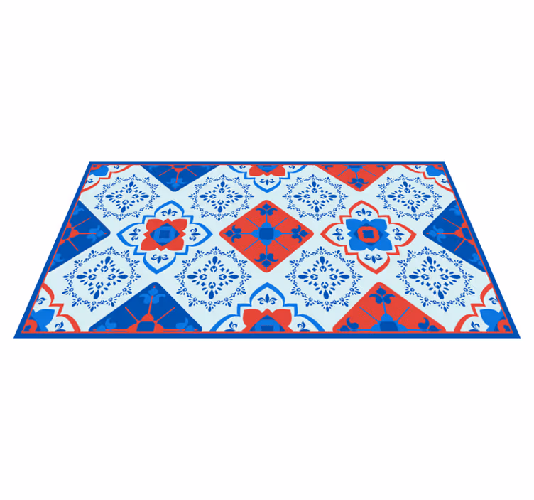 Mediterranean Mosaic tile vinyl carpet - TenStickers