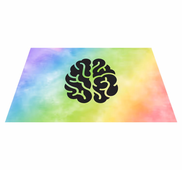 Educational Rainbow kids vinyl carpet - TenStickers