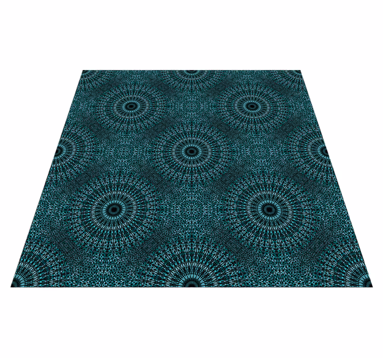 Mandala radiance mandala vinyl carpet - TenStickers