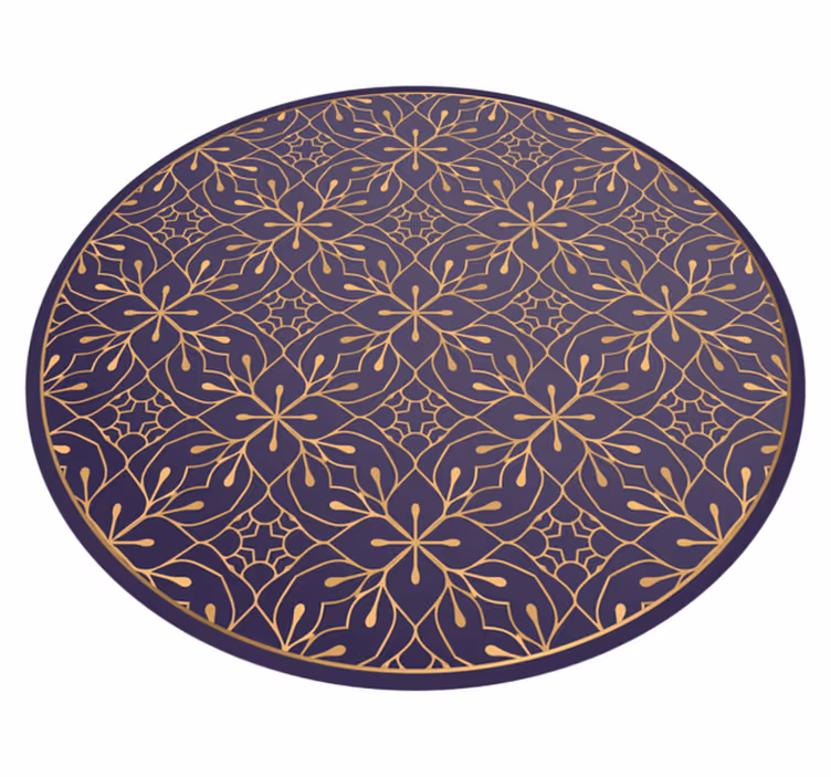 Mandala floral elegance mandala vinyl carpet - TenStickers
