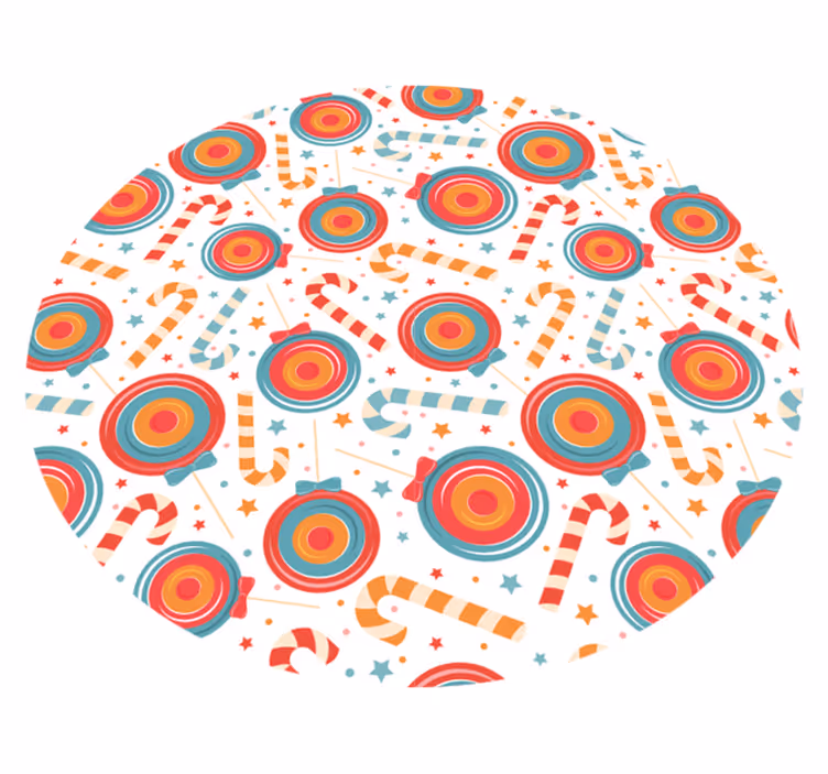 Candyland Imagery game vinyl carpet - TenStickers