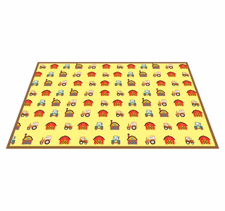 Farmyard Fun kids vinyl carpet - TenStickers
