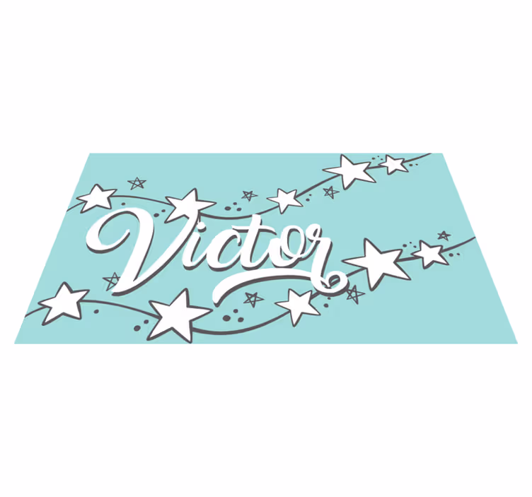 Customizable Stardust custom vinyl carpet - TenStickers