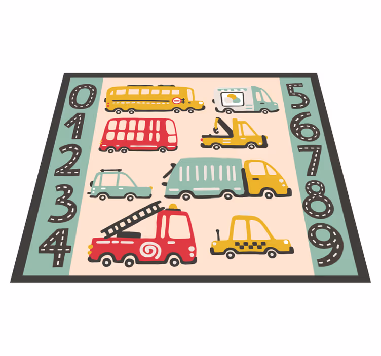 Vehicular Fun kids vinyl carpet - TenStickers