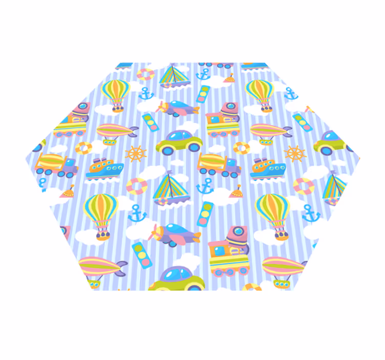 Childhood Imagery kids vinyl carpet - TenStickers