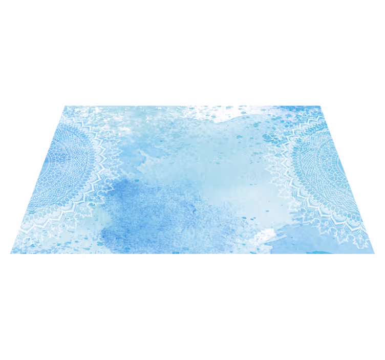 Mandala splash mandala vinyl carpet - TenStickers