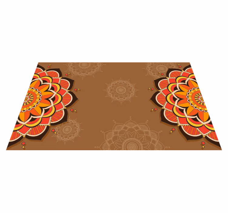 Mandala ornamentation mandala vinyl carpet - TenStickers