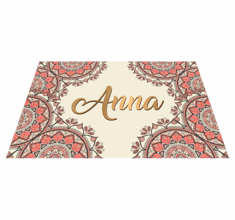 Custom mandala custom vinyl carpet - TenStickers