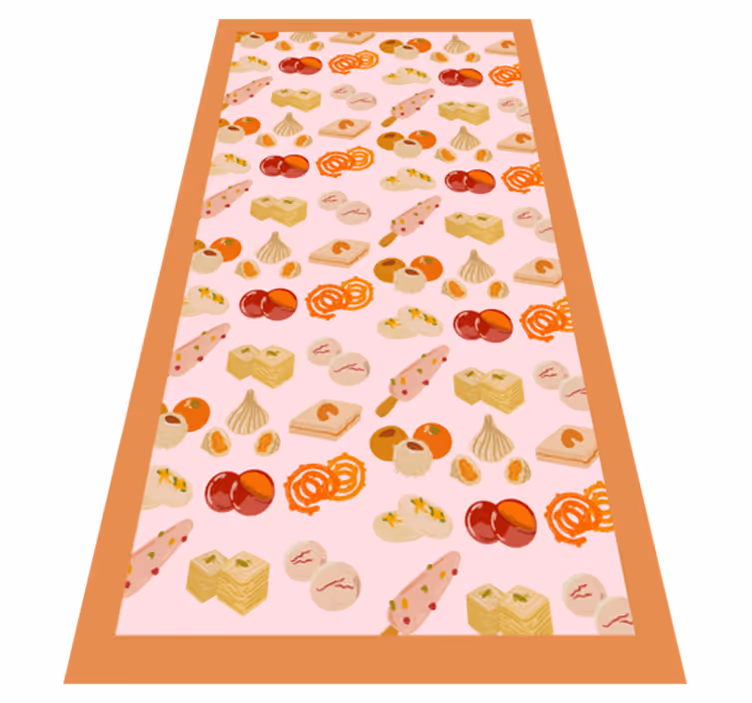 Culinary Theme kitchen vinyl carpet - TenStickers