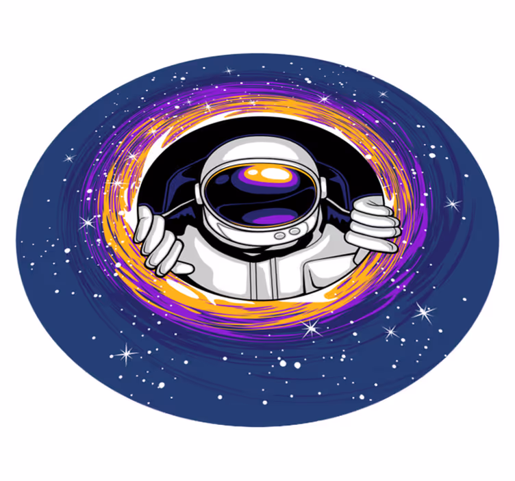 Space-Themed Play kids vinyl carpet - TenStickers