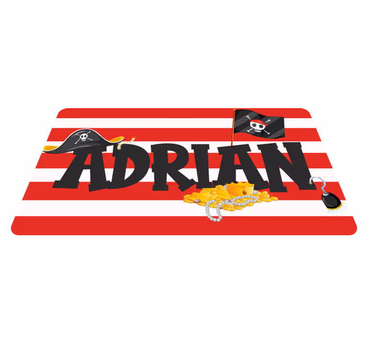 Pirate Treasure Theme custom vinyl carpet - TenStickers